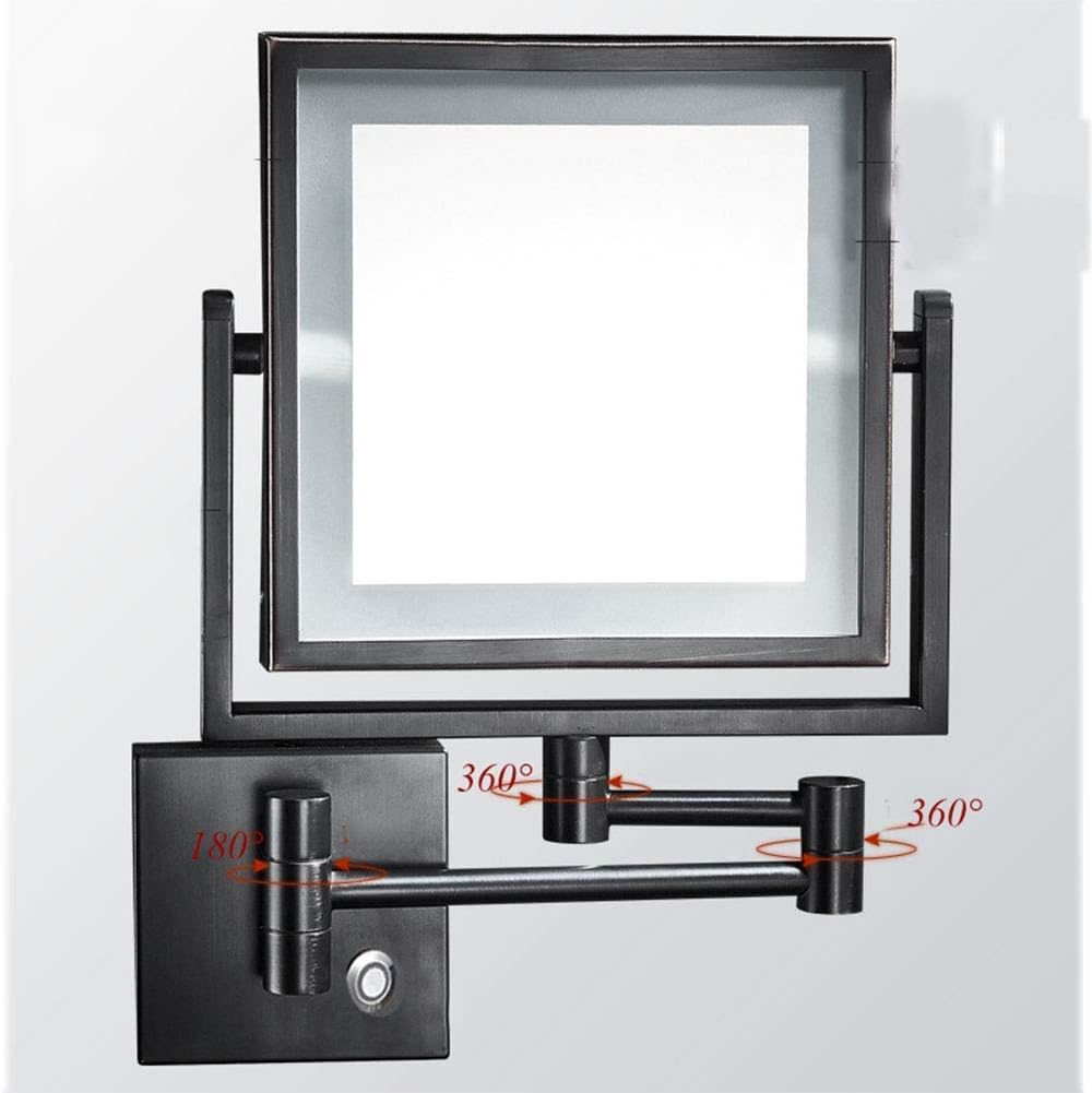 LCARY Wall Mounted Makeup Mirror 3X Magnification
