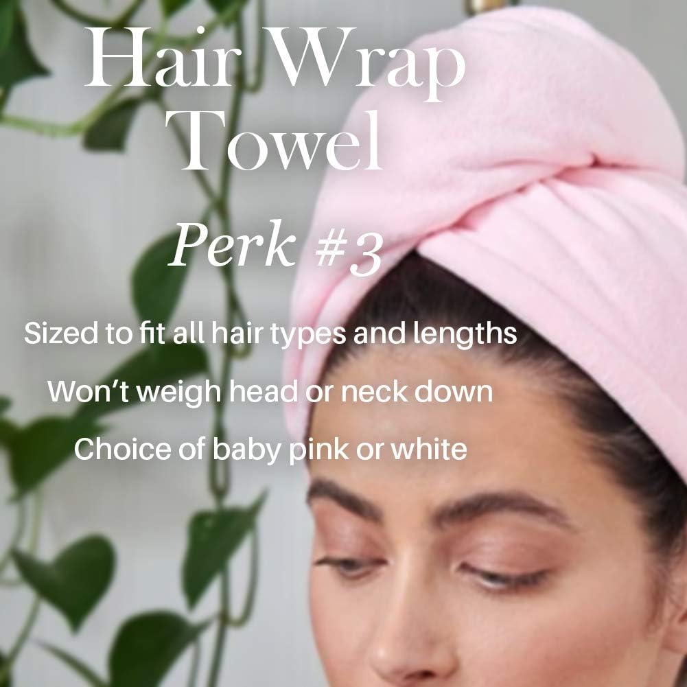 LANGE HAIR Microfiber Wrap Towel for Quick-Dry and Frizz-Free Hair