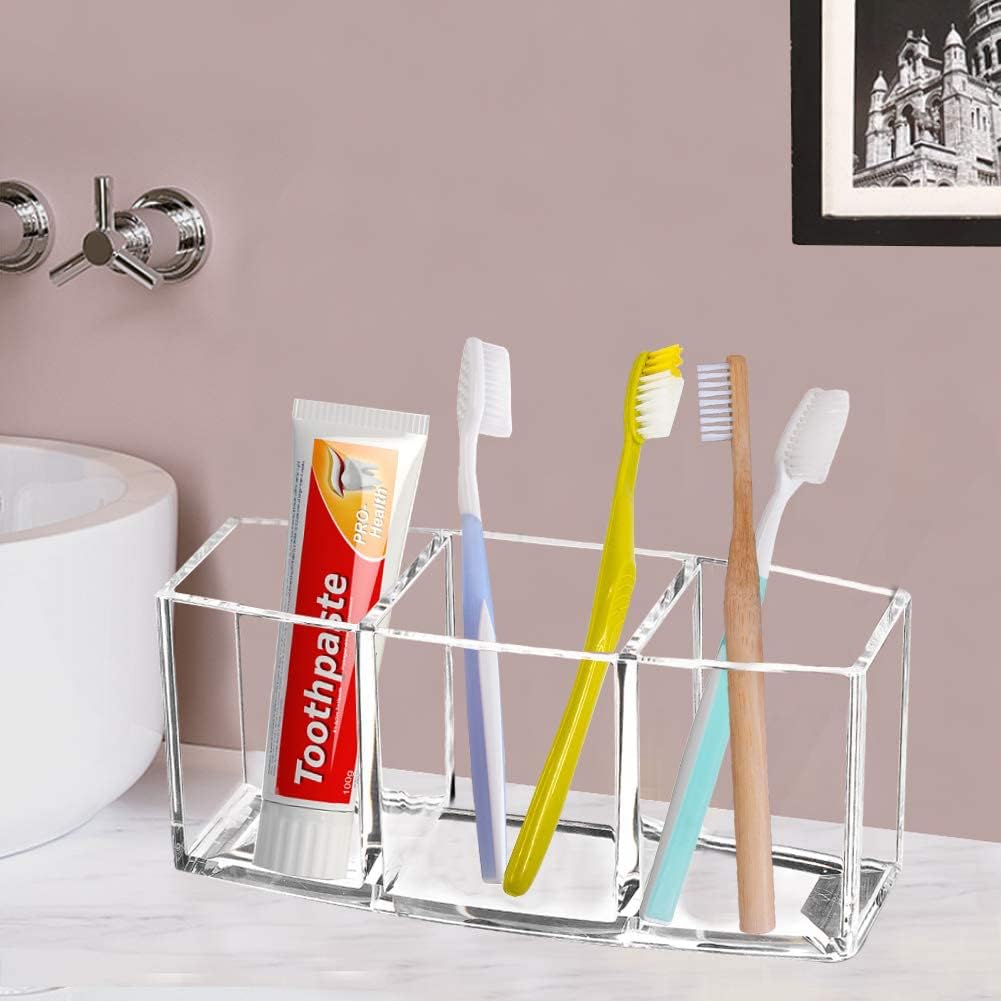Clear Makeup Brush Organizer for Desk