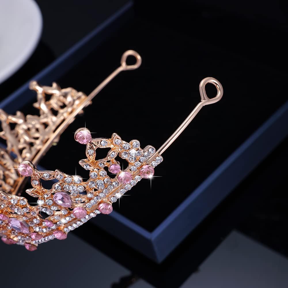Kamirola Queen Crown with Rhinestones and Crystal Headband for Women Girls