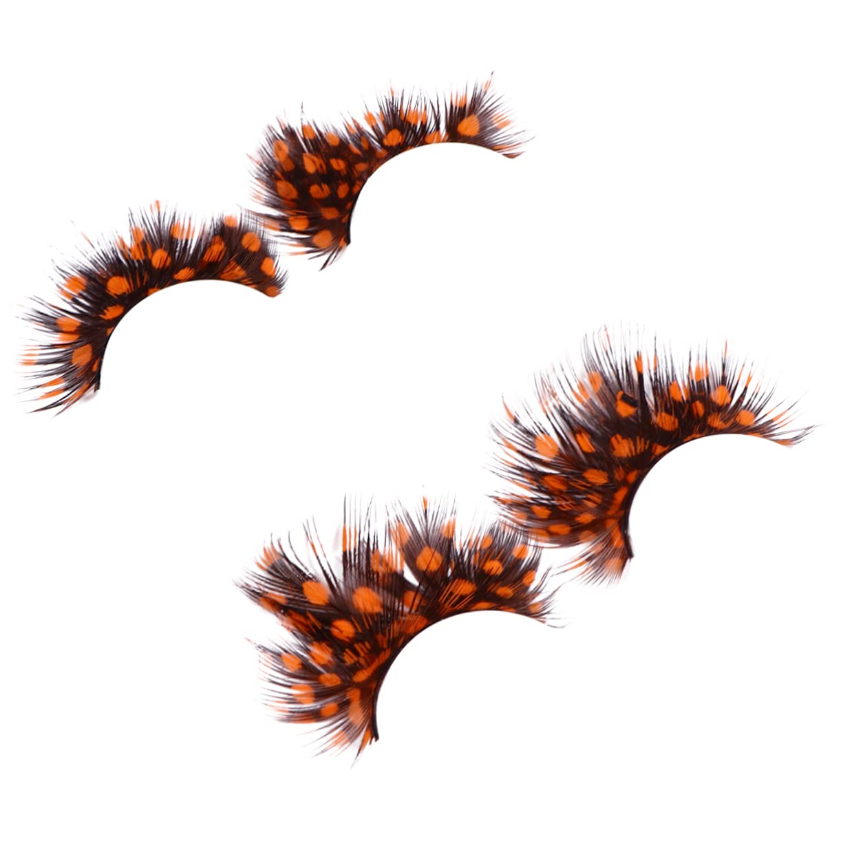 TOVINANNA 2Pairs Dramatic Exaggerated Halloween False Eyelashes