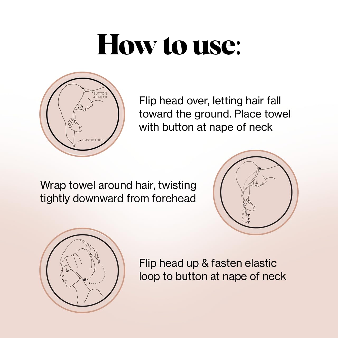 Kitsch Microfiber Hair Towel Wrap - Ultra Soft Quick Dry Anti-Frizz