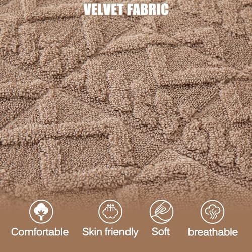 LDLCYCN Green Velvet Massage Table Pad 60x180cm