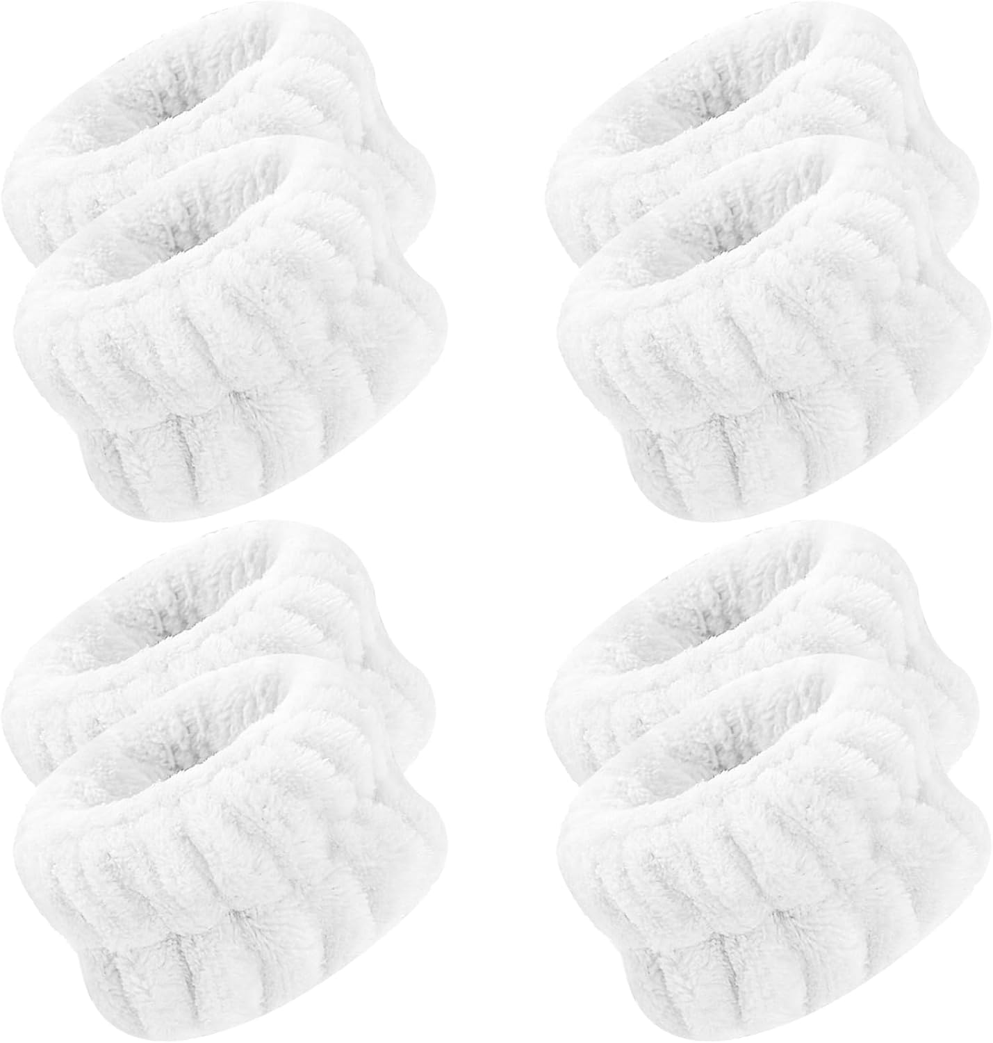 OROGHT Microfiber Wrist Towels for Face Washing 8Pcs Set