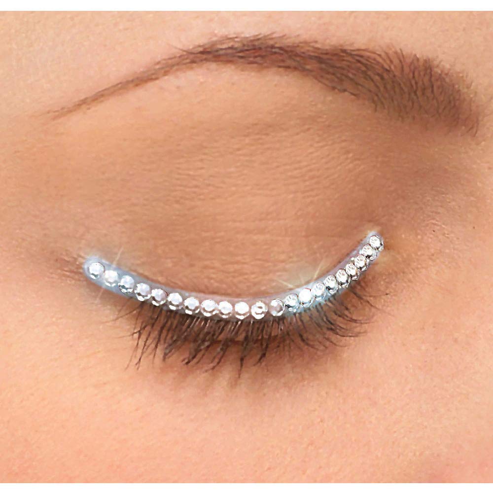 ELEGANI Silver Eyelid Jewel False Lashes