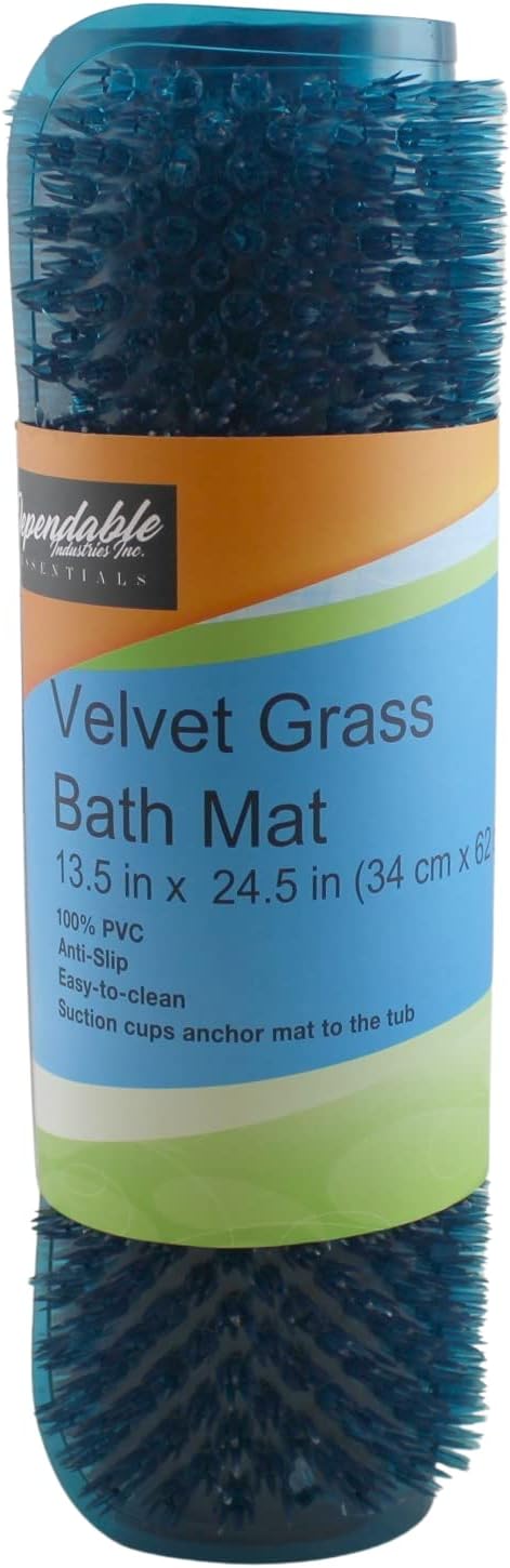 Grass Textured Anti-Slip Shower Mat for Tired Feet