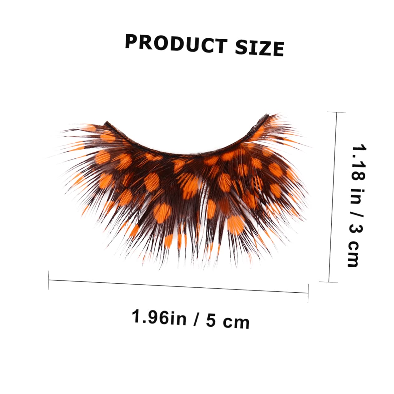 Ipetboom 2 Pairs Dramatic False Lashes for Parties and Performances