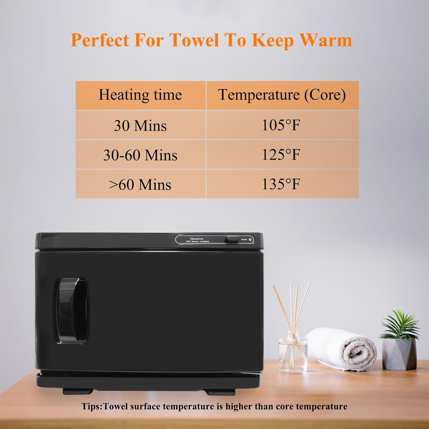 Takeashine 8L Auto Reheat Towel Warmer Cabinet