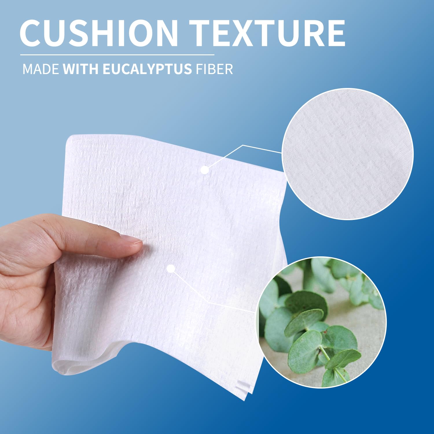 Coztoy Disposable Face Towels 10x12 Inches