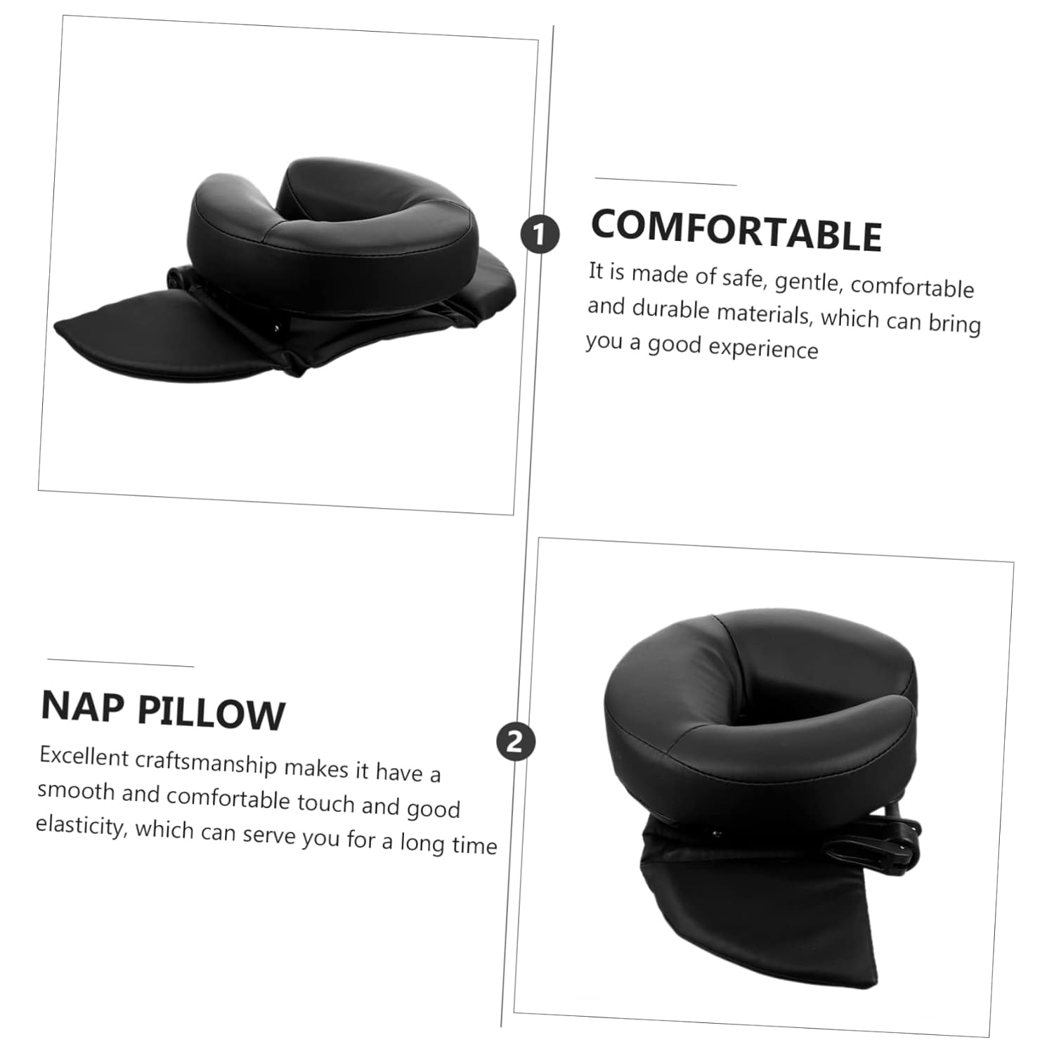 Mikinona 1pc Massage Couch Facial Pillow Travel Neck Support