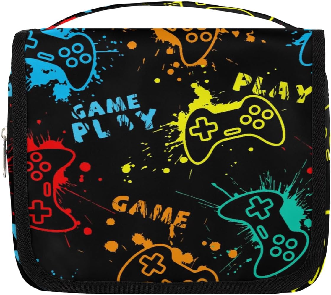 Game Video Hanging Travel Toiletry Bag for All