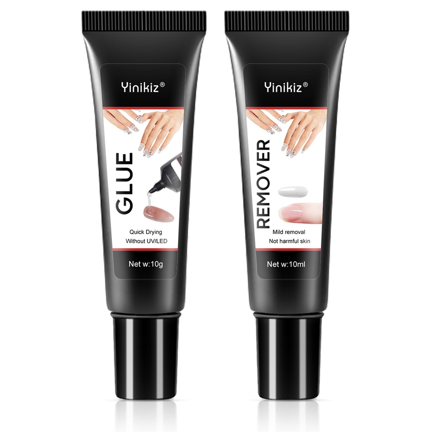Wumawu Nail Glue Gel with Remover 10g 10ml Set