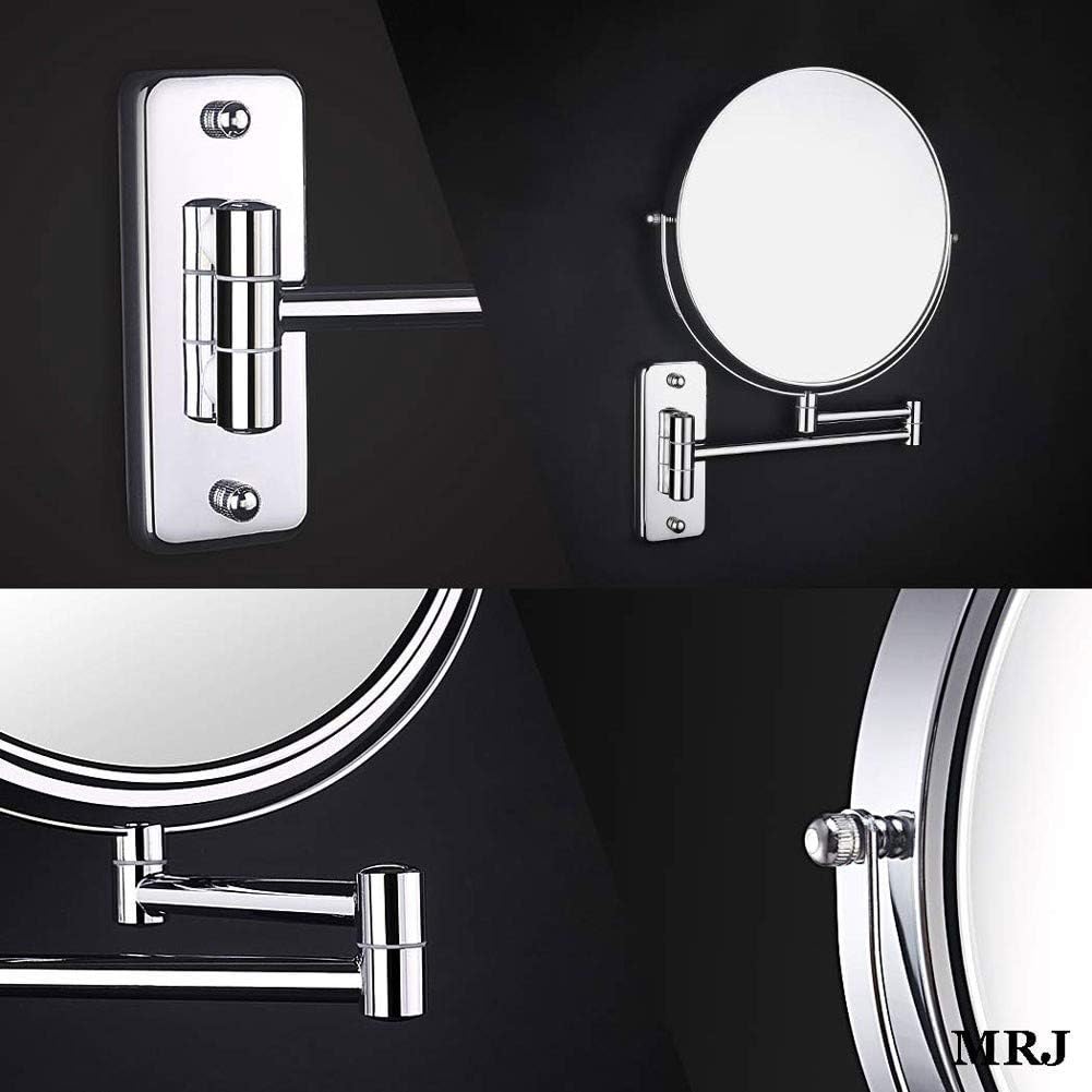 LCARY 8-Inch 3X Makeup Mirror 360Swivel