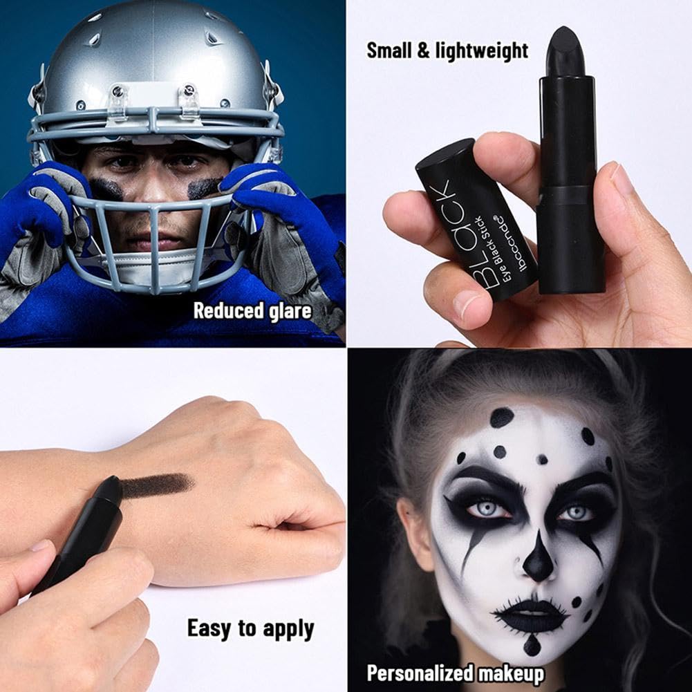 Washable Face Body Paint Crayons with Twist Tube Eye Black Stick