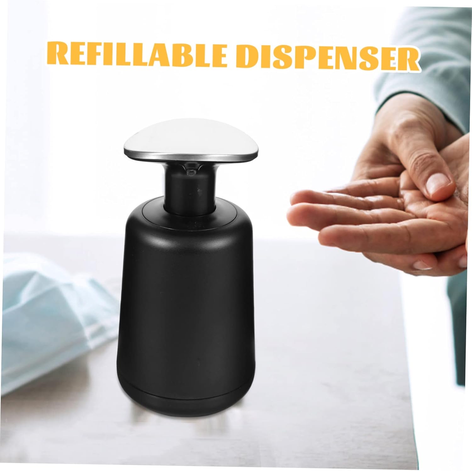 Refillable Lotion Pump Bottle for Bathroom Kitchen 1