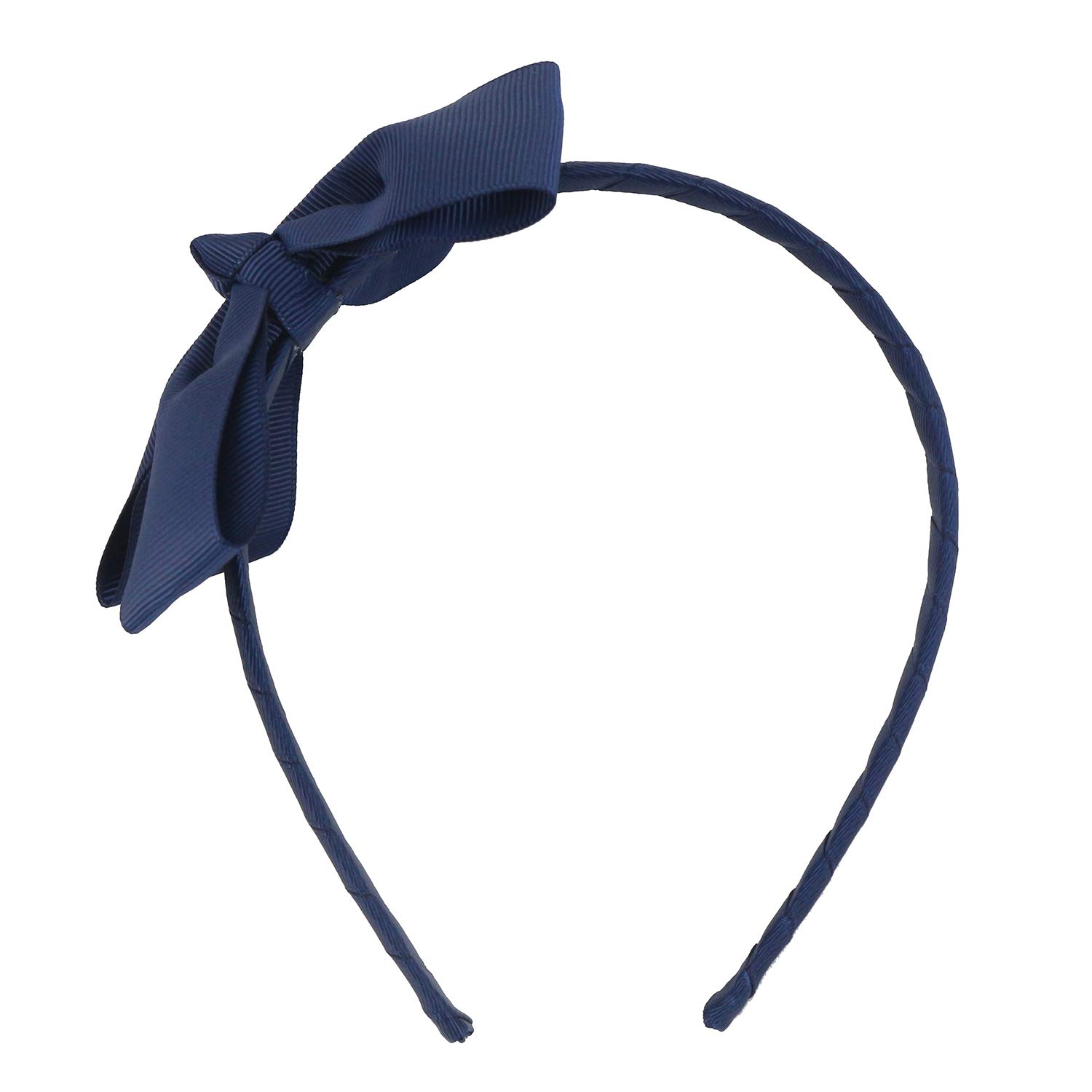 MEEDEE Navy Bow Headband for Girls