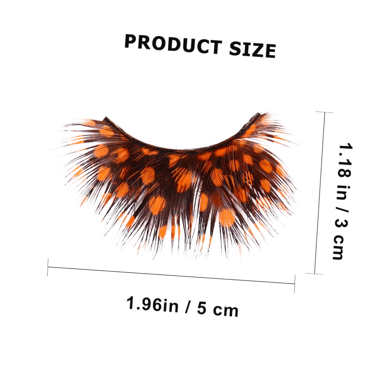NOLITOY 2 Pairs Halloween False Lashes for Women