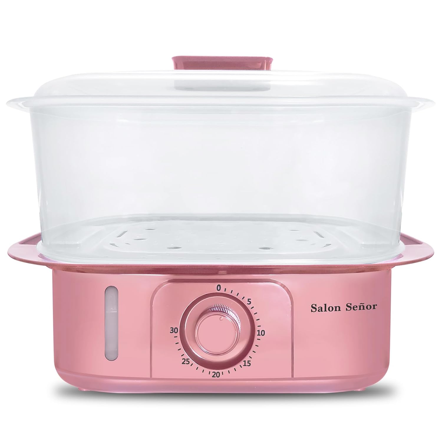Pink Towel Steamer with Auto Off Timer for Home Spa Use