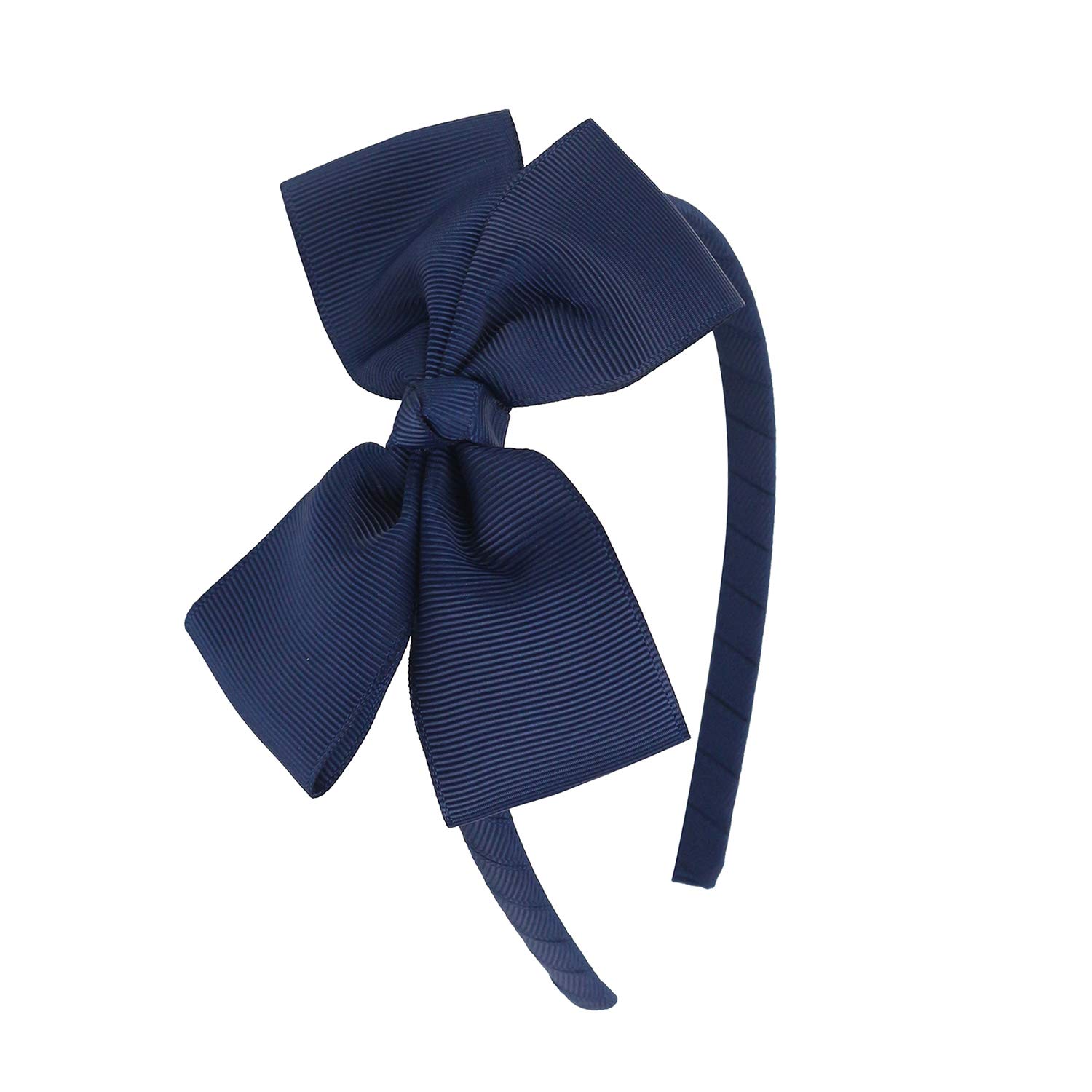 MEEDEE Navy Bow Headband for Girls