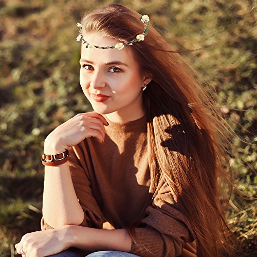 Whaline 4 Pcs Flower Crown Garland Headbands