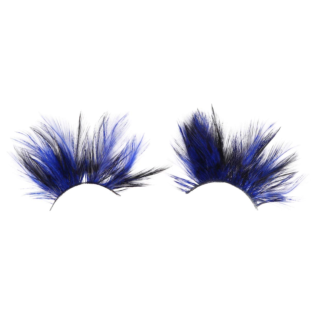 Beaupretty False Lashes Black Blue Halloween