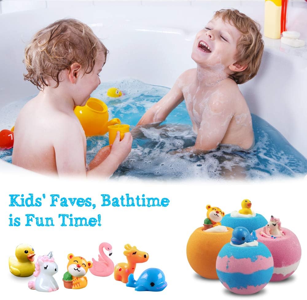 Aofmee Animal Surprise Bath Bombs for Kids 1