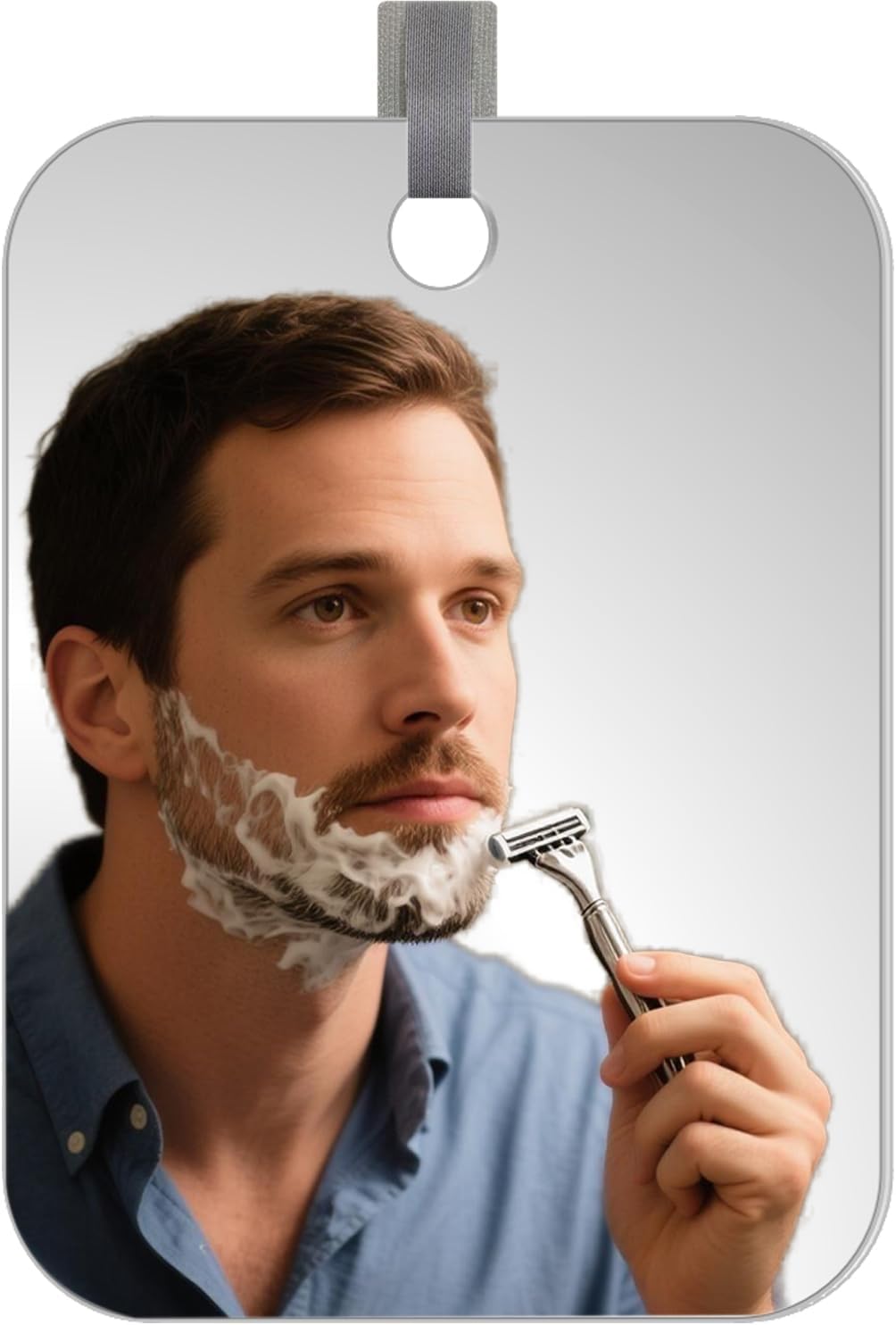 Lunchis Fogless Mirror for Shaving Men