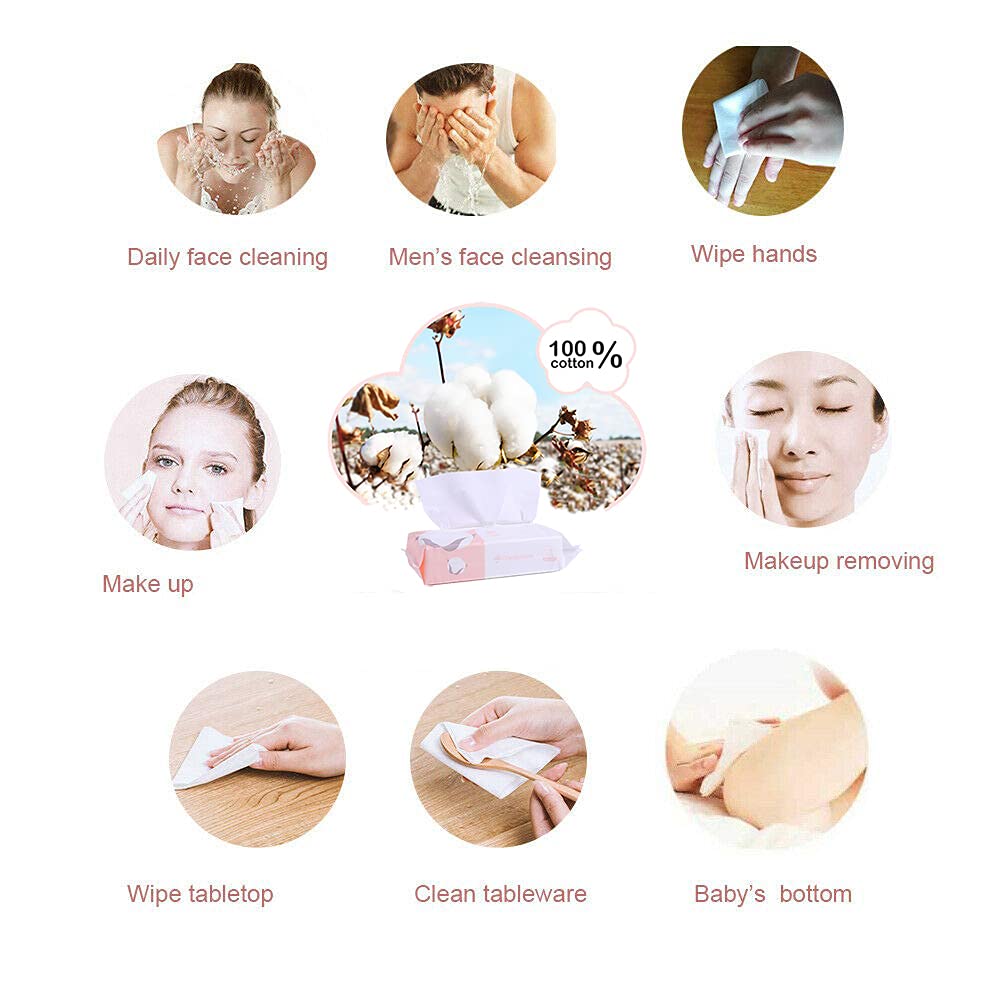 Careboree Extra Thick Dry Wipe Towel 5 Pack