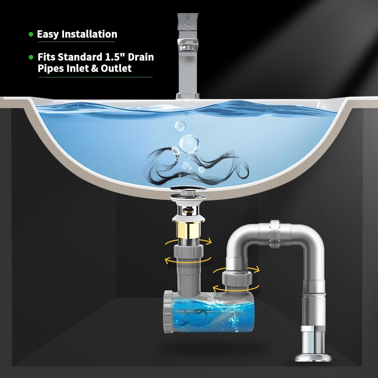 MoyRetty Universal Shampoo Bowl Hair Trap for Salon Sink