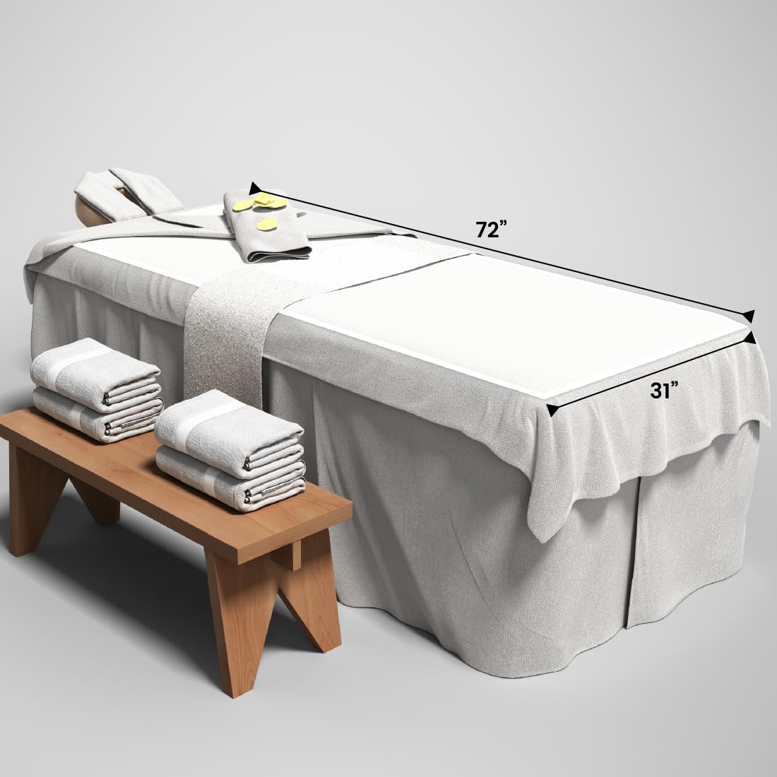 ForPro Professional Fleece Massage Table Warmer with 9 Heat Settings