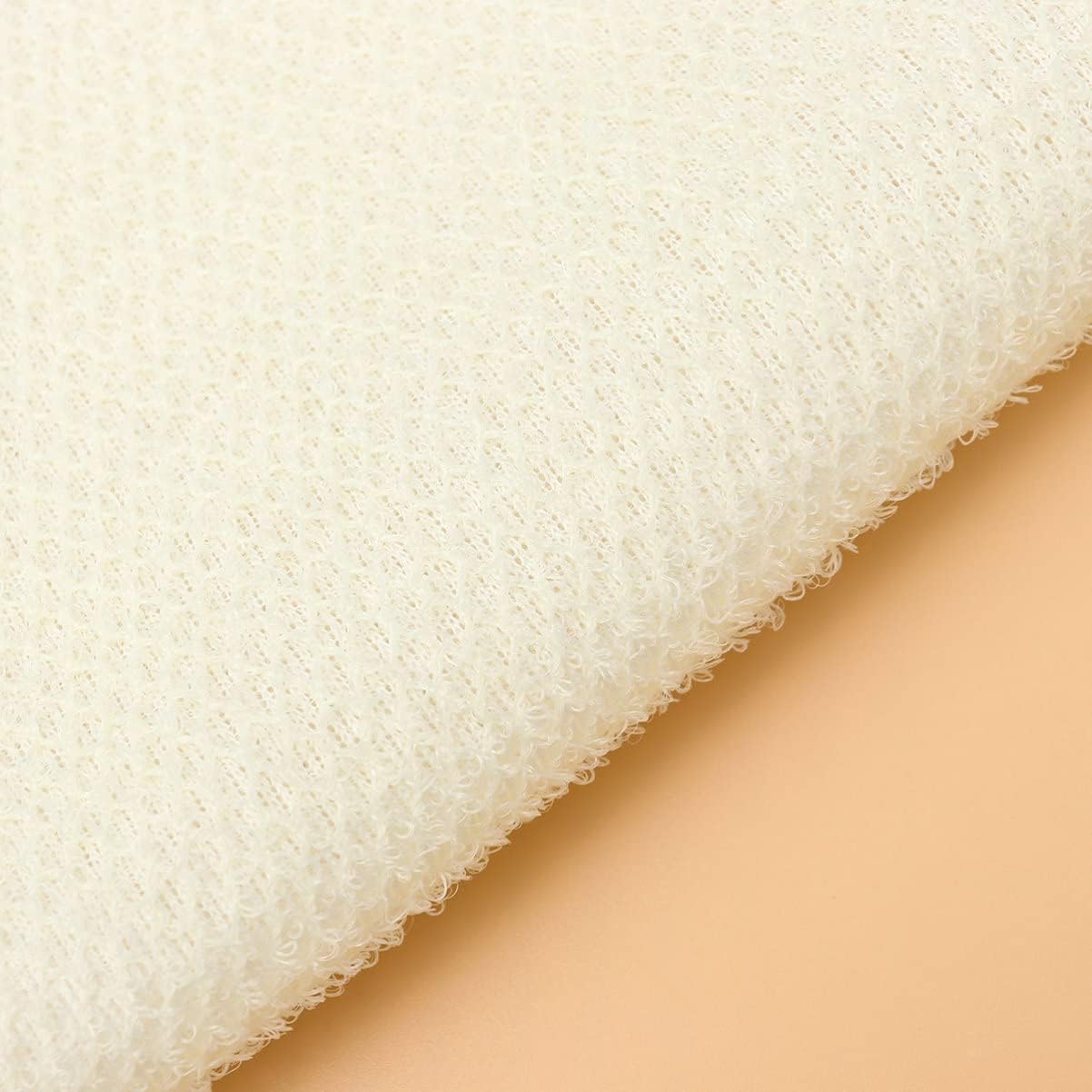 SOESFOUFU Exfoliating Bath Towel Set 5pcs