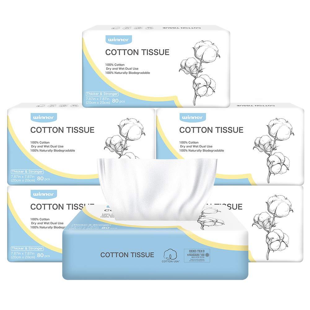 Winner Disposable Face Towel - 480 Count Soft Thick