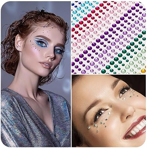 Etercycle Face Gems Self Adhesive for Festivals