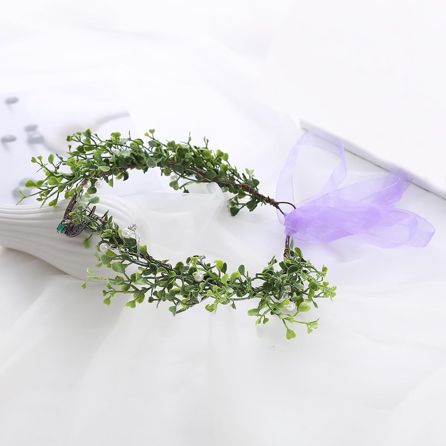 Vivivalue Adjustable Woodland Flower Crown Headband