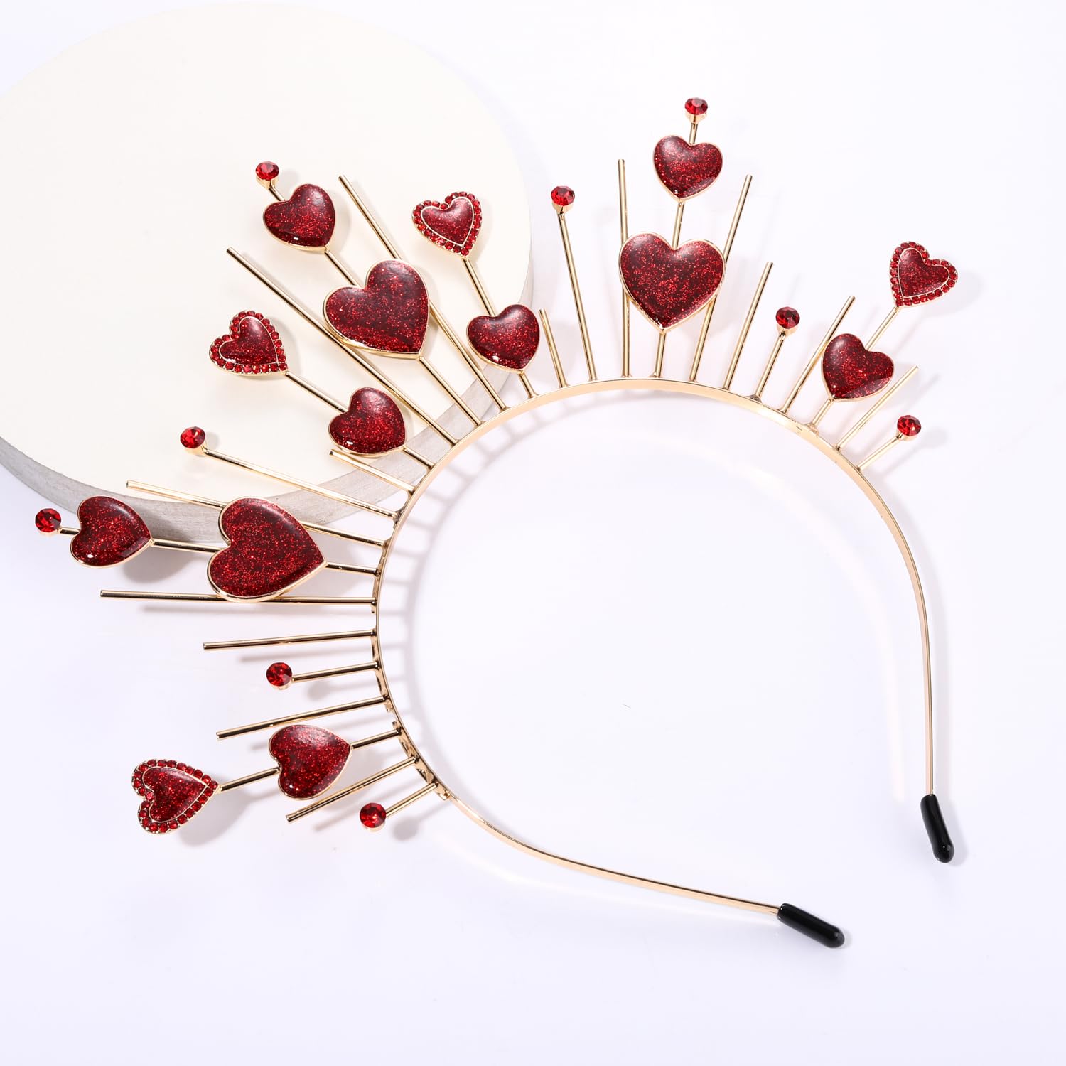 Valentines Day Heart Headband for Women Girls
