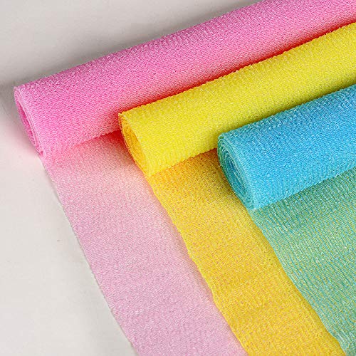 ARCHM 12-Pack Exfoliating Washcloth for Back Scrubbing