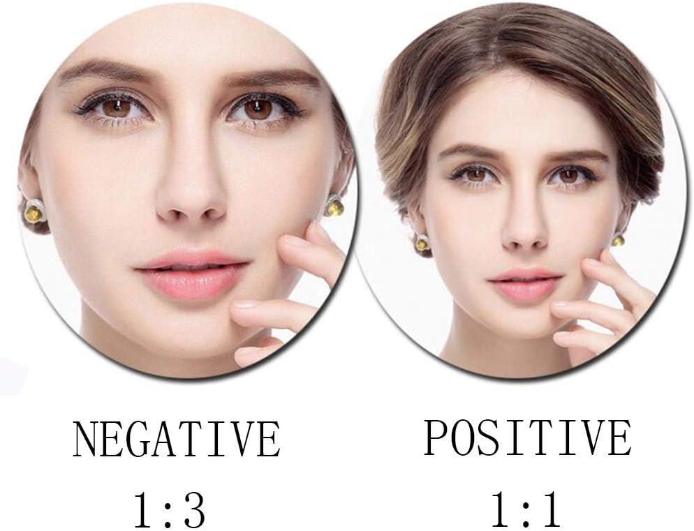 LCARY Two-Sided Wall Mounted Beauty Mirror 3X Magnification
