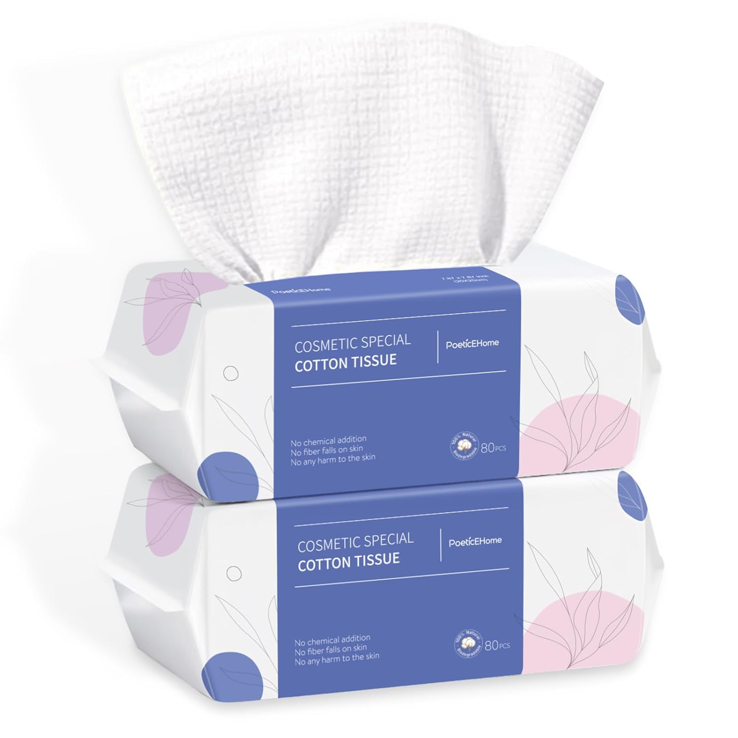 PoeticEHome Extra Thick Disposable Face Towel 2-Pack