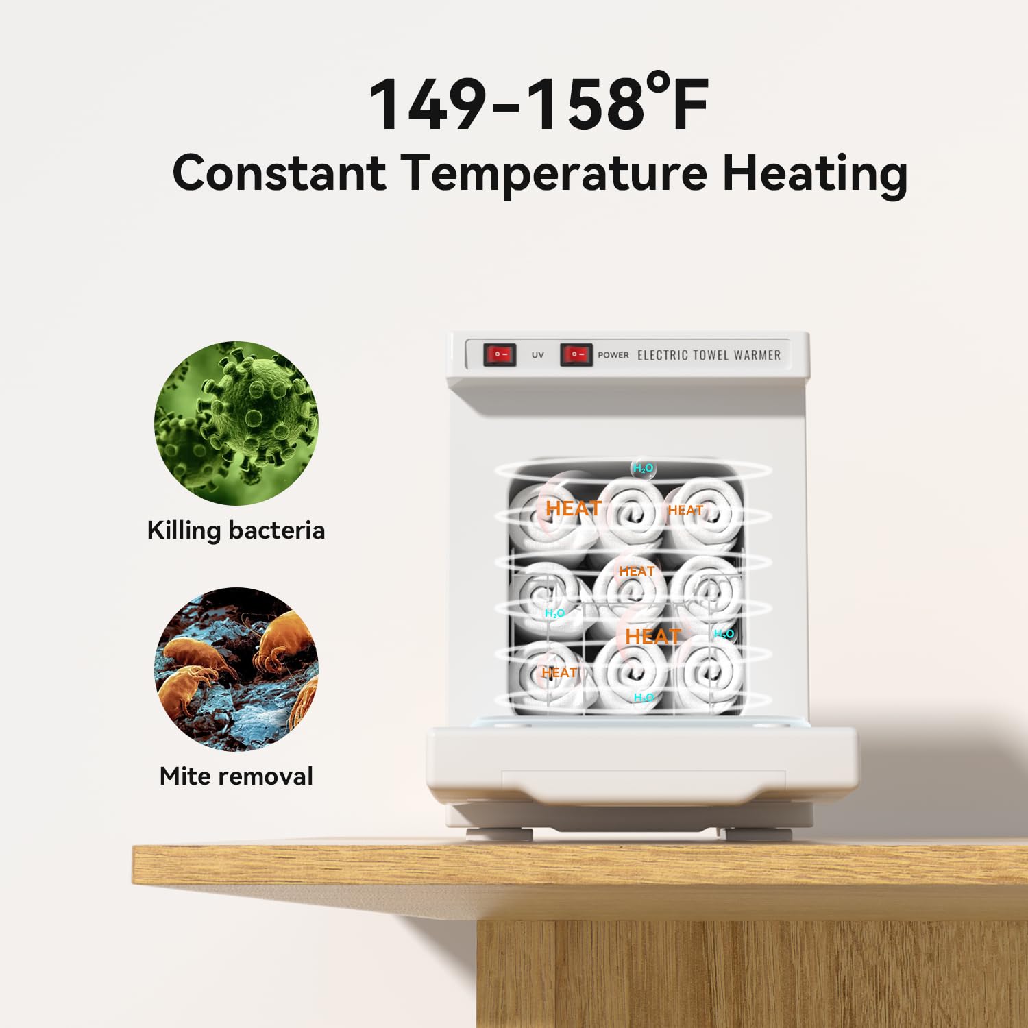 HYTOBP Hot Towel Warmer 5L White