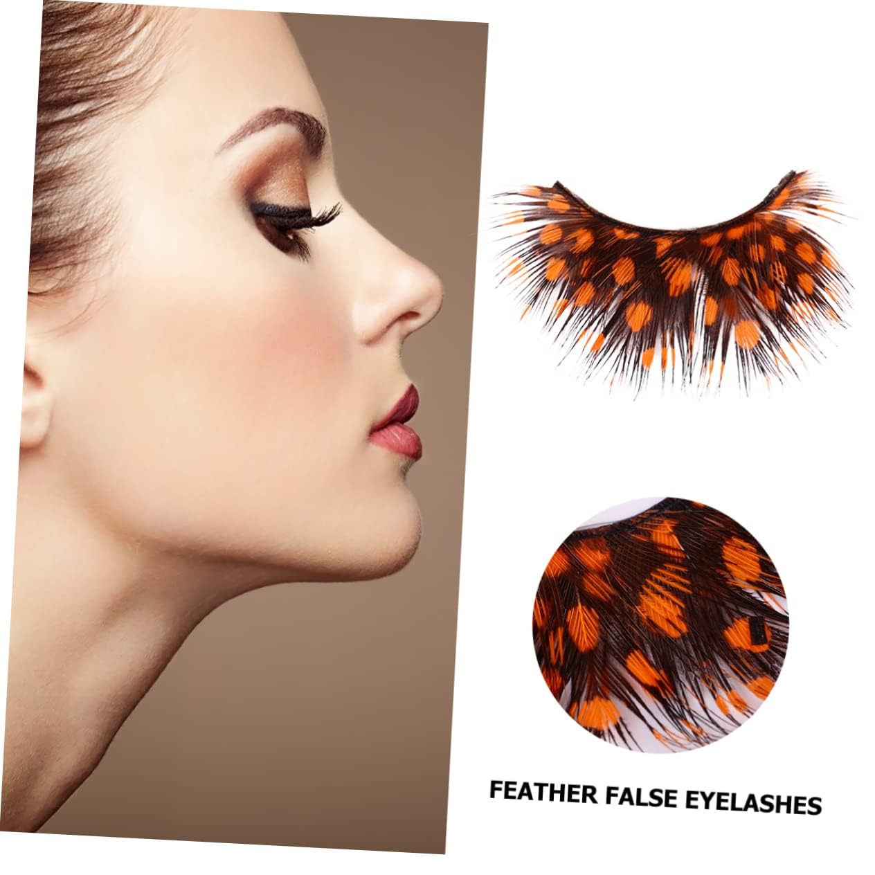 PACKOVE 2Pairs Dramatic False Eyelashes for Party Halloween Cosplay