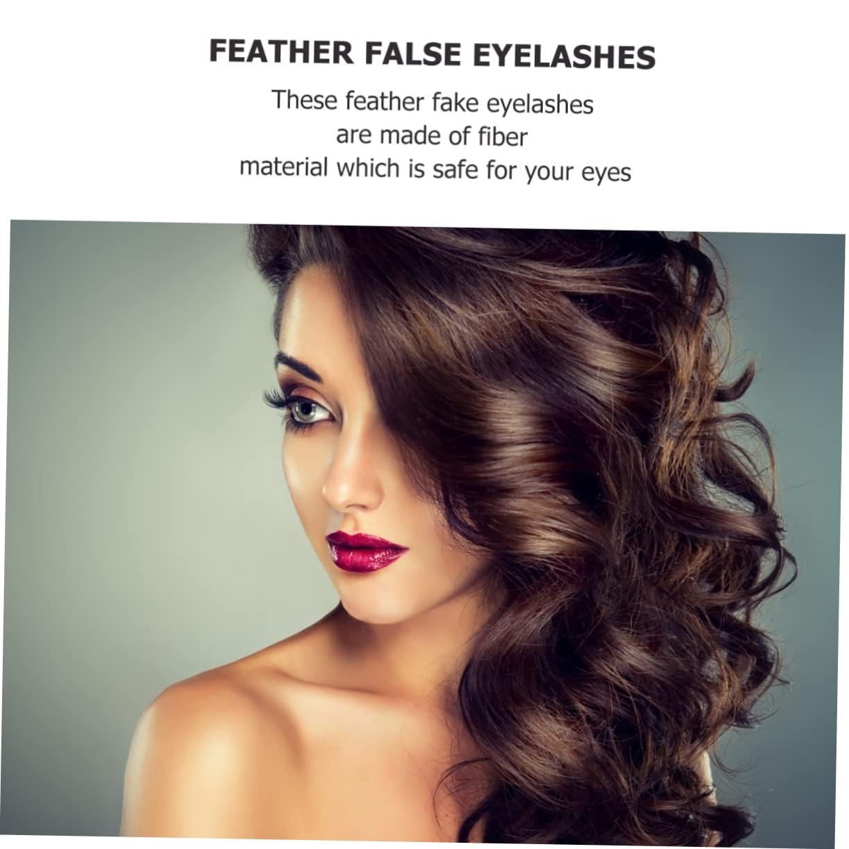 PartyKindom 2Pairs Exaggerated False Eyelashes for Halloween Costume Party