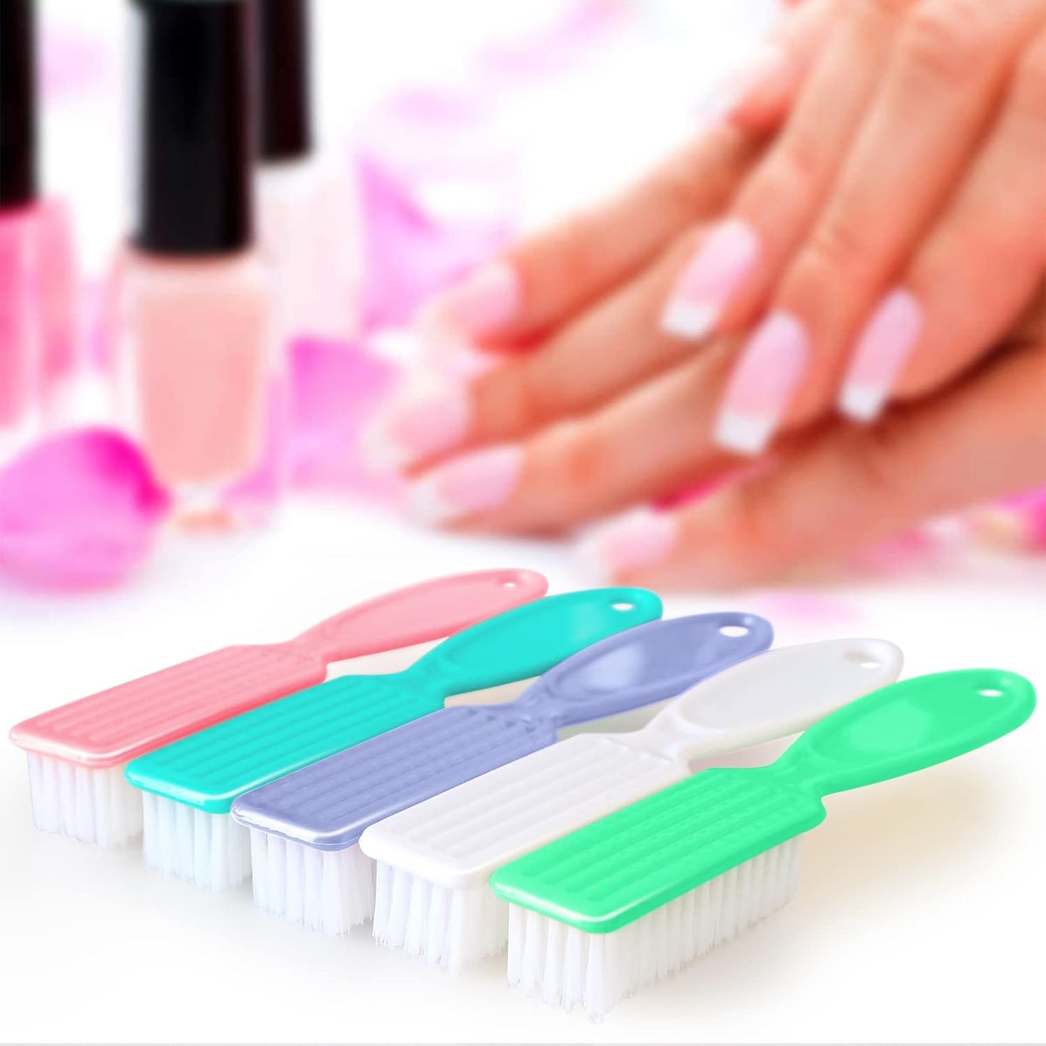 HOFASON 6 Pack Nail Brush Set for Fingernails Toenails