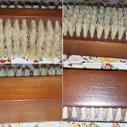 NewFerU Rosewood Two-Sided Nail Brush with Boar Bristles