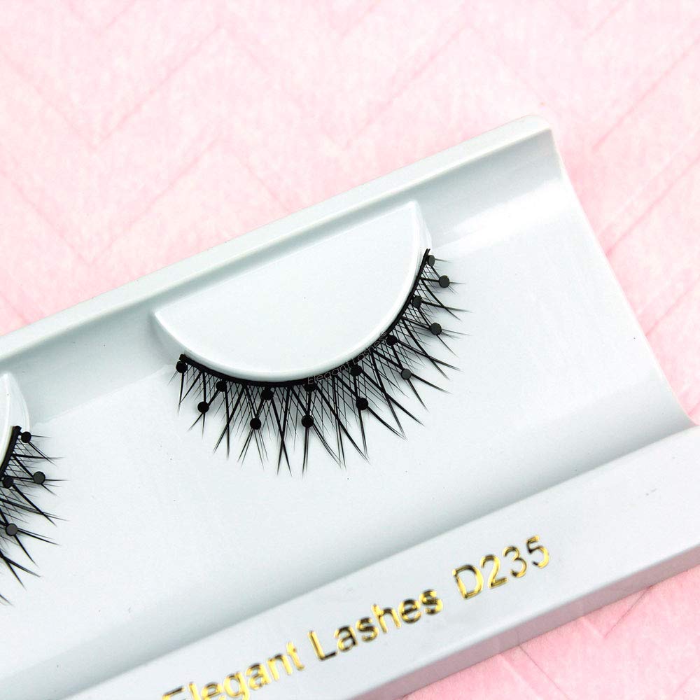 Elegant Lashes D235 Halloween False Eyelashes with Confetti