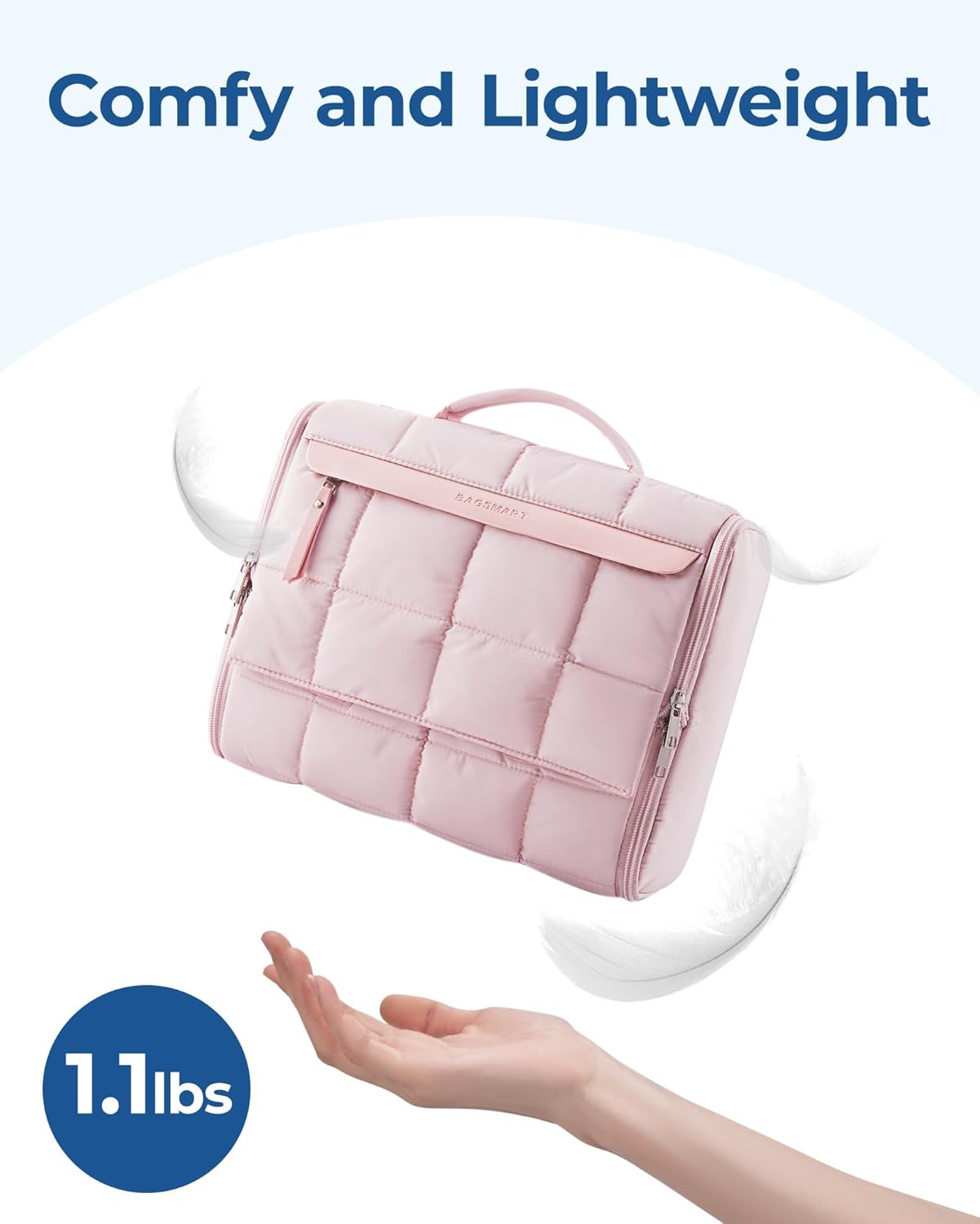 BAGSMART Extra Large Hanging Toiletry Bag for Women