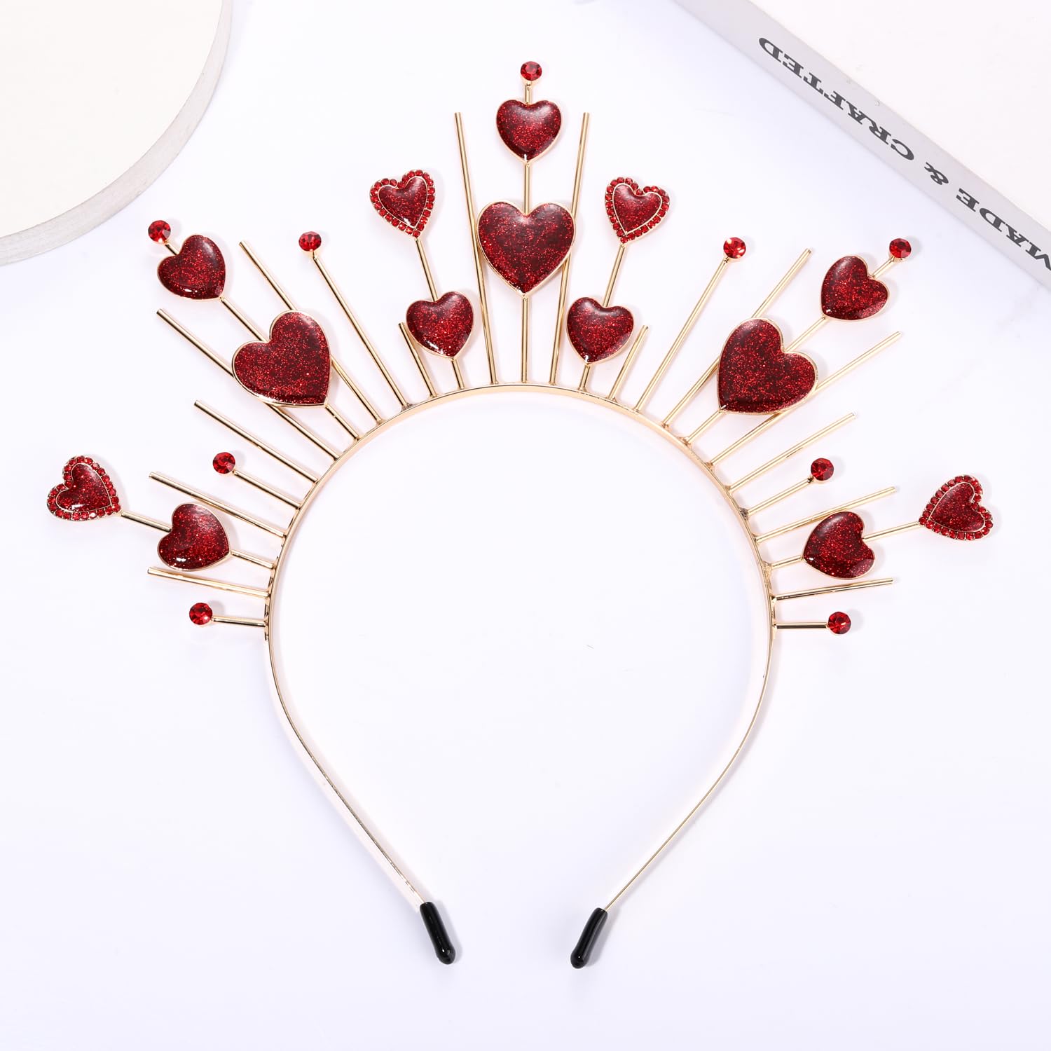 Valentines Day Heart Headband for Women Girls