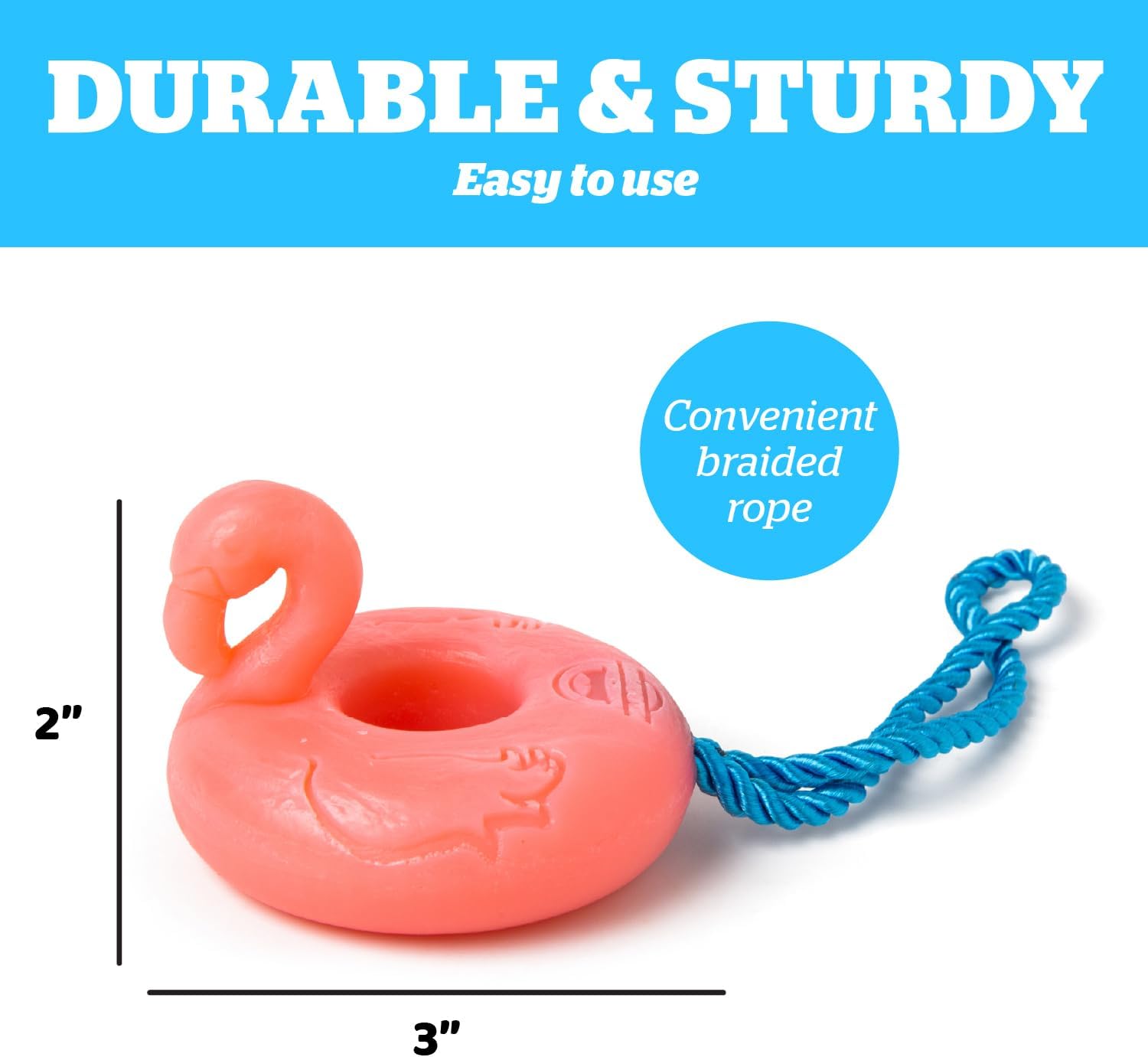 BigMouth Inc Flamingo Soap on Rope 1