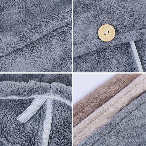3 Pack Plush Yarn Hair Towel Wrap for Women