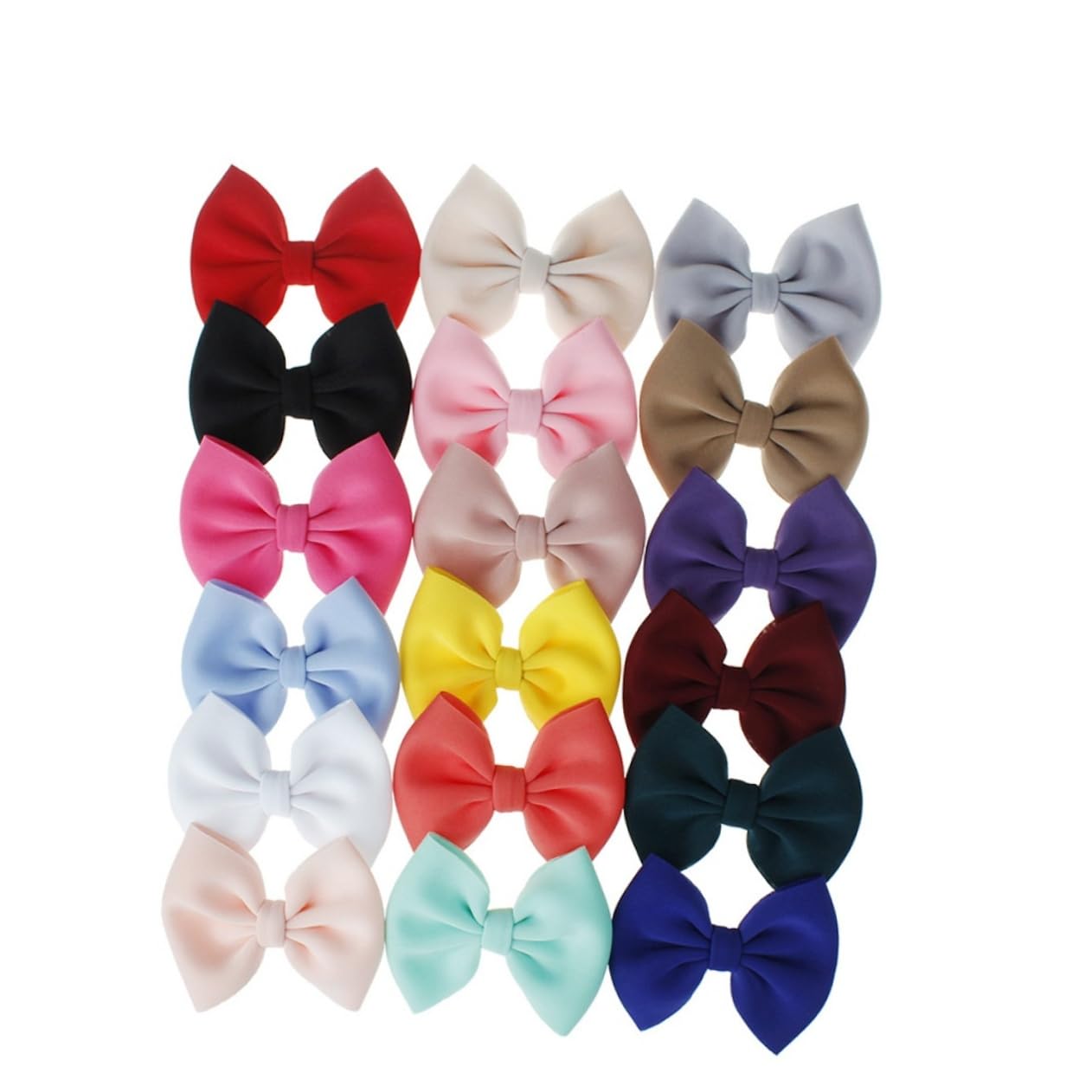 HAPINARY 9 Pairs Bowknot Hair Clips for Kids