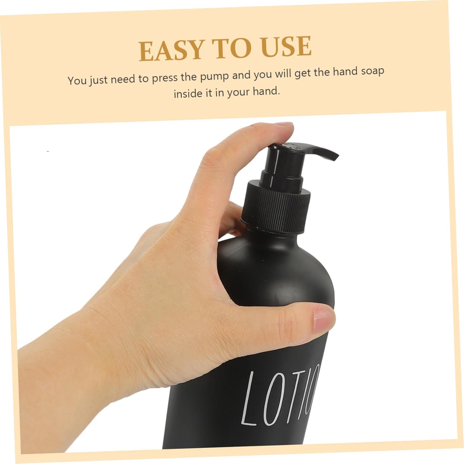 HAKIDZEL 2Pcs Refillable Shampoo Pump Dispenser 1